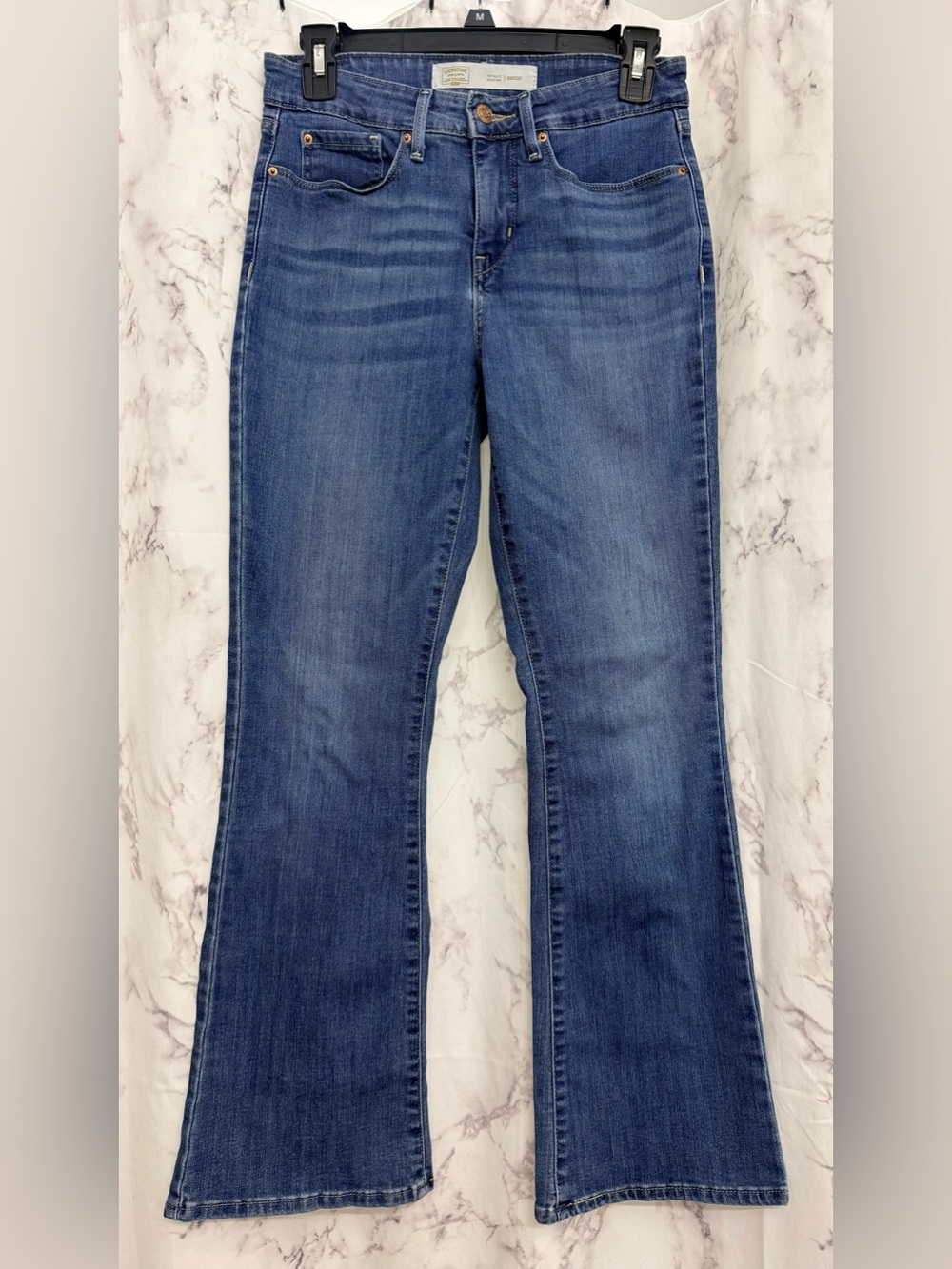 Signature by Levi Strauss Medium Blue Totally Shaping Bootcut Jeans